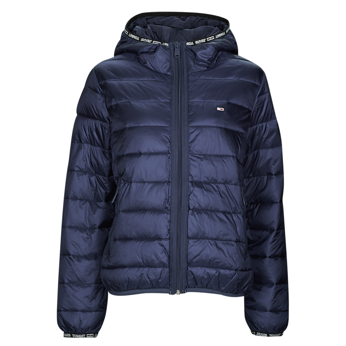 Toppatakki Tommy Jeans TJW QUILTED TAPE HOODED JACKET XXS