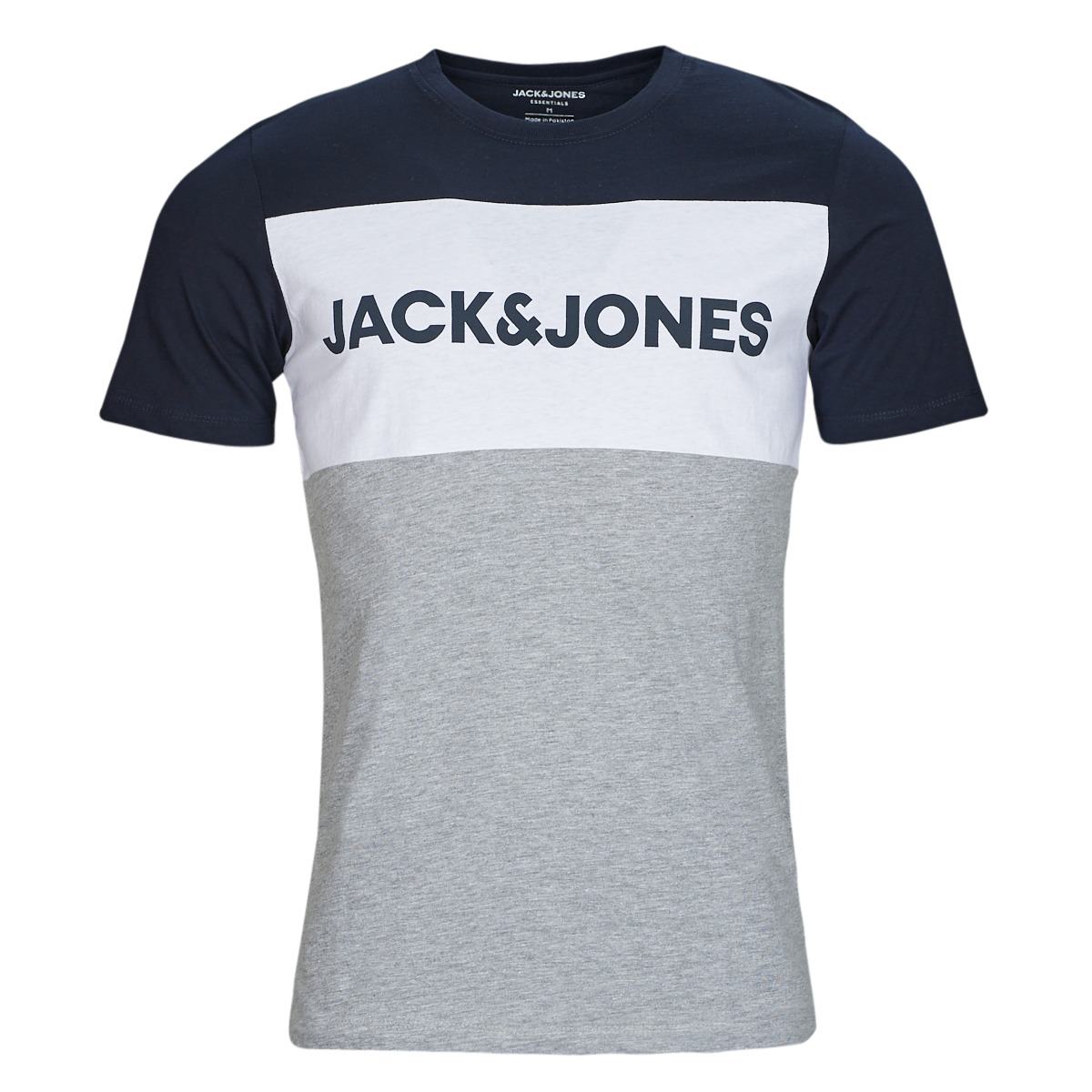 Lyhythihainen t-paita Jack & Jones JJELOGO BLOCKING TEE L