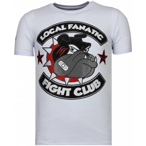 vaatteet Miehet Lyhythihainen t-paita Local Fanatic 65015750 Valkoinen