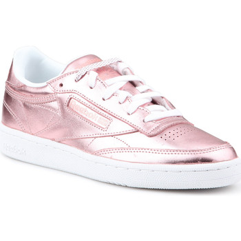 kengät Naiset Matalavartiset tennarit Reebok Sport Club C 85 S Shine CN0512 pink