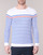 vaatteet Miehet T-paidat pitkillä hihoilla Armor Lux YAYAYOUT Valkoinen / Sininen / Punainen