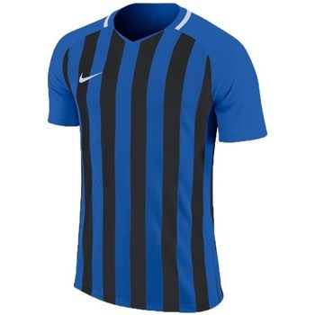 vaatteet Miehet Lyhythihainen t-paita Nike Striped Division Iii Vaaleansiniset, Mustat