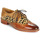 kengät Naiset Derby-kengät Melvin & Hamilton BETTY-4 Ruskea / Leopardi