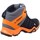 kengät Lapset Vaelluskengät adidas Originals Terrex AX2R Mid CP Mustat, Oranssin väriset, Harmaat