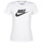 vaatteet Naiset Lyhythihainen t-paita Nike NIKE SPORTSWEAR Valkoinen