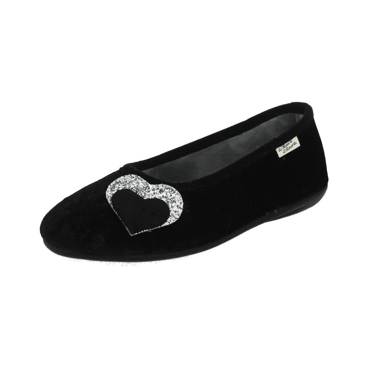 kengät Naiset Sandaalit La Maison De L'espadrille COEUR D'ARGENT Musta