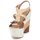 kengät Naiset Sandaalit ja avokkaat Moschino Cheap & CHIC STERLIZIA Beige-ruskea