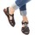kengät Naiset Sandaalit ja avokkaat Gianluca - L'artigiano Del Cuoio 501 D MORO CUOIO Ruskea