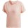 vaatteet Naiset Lyhythihainen t-paita adidas Originals Ess Allcap Tee Vaaleanpunainen