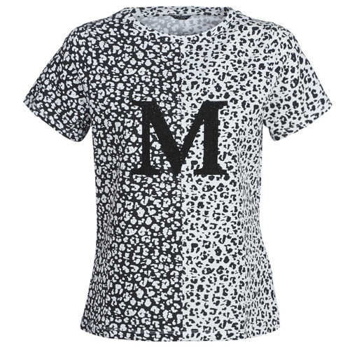 vaatteet Naiset Lyhythihainen t-paita Marciano RUNNING WILD Musta / Valkoinen