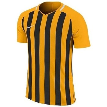 vaatteet Miehet Lyhythihainen t-paita Nike Striped Division Iii Jsy Mustat, Keltaiset