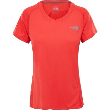 vaatteet Naiset Lyhythihainen t-paita The North Face Tshirt Ambition Oranssi