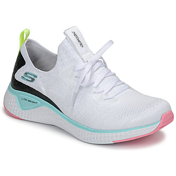 kengät Naiset Fitness / Training Skechers FLEX APPEAL 3.0 Valkoinen / Vaaleanpunainen / Sininen
