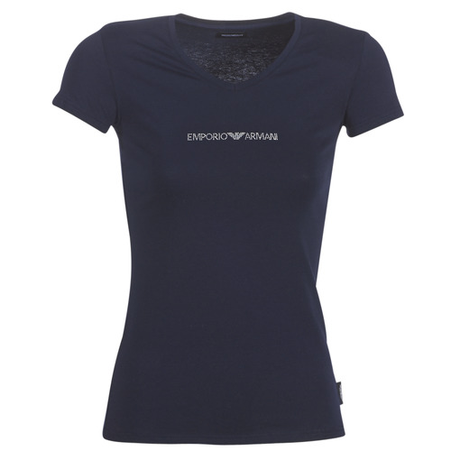 vaatteet Naiset Lyhythihainen t-paita Emporio Armani CC317-163321-00135 Laivastonsininen