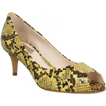 kengät Naiset Sandaalit ja avokkaat Atelier Mercadal 7020 Python Femme Jaune Keltainen