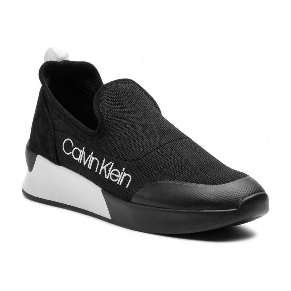kengät Naiset Tennarit Calvin Klein Jeans QUE Musta