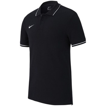 vaatteet Miehet Lyhythihainen t-paita Nike Polo TM Club 19 Musta