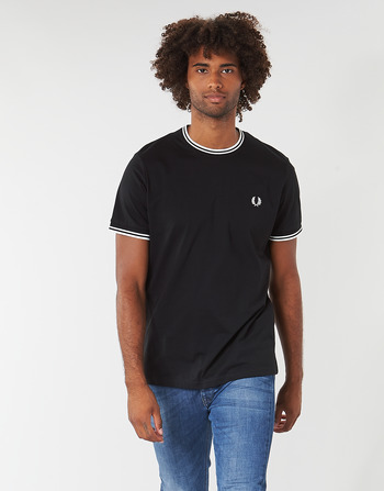 Fred Perry TWIN TIPPED T-SHIRT Musta