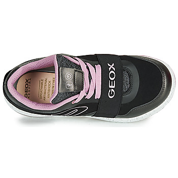 Geox J XLED GIRL Musta / Vaaleanpunainen