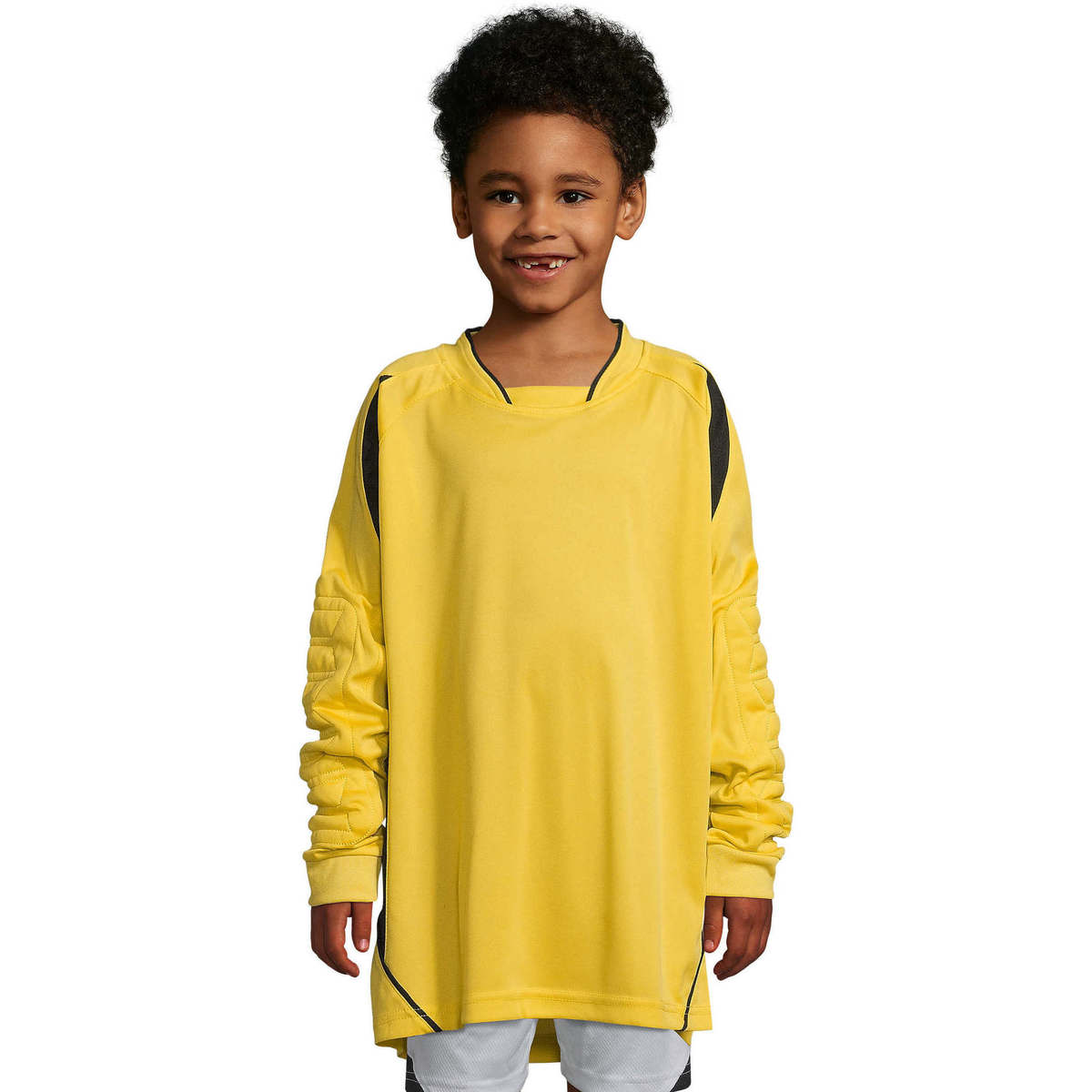 vaatteet Lapset T-paidat pitkillä hihoilla Sols AZTECA KIDS  SPORTS Keltainen
