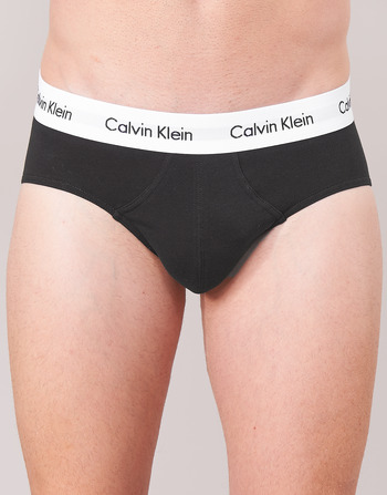 Calvin Klein Jeans COTTON STRECH HIP BREIF X 3 Musta / Valkoinen / Harmaa