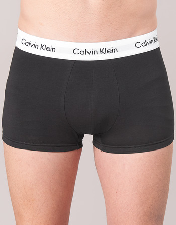 Calvin Klein Jeans COTTON STRECH LOW RISE TRUNK X 3 Musta