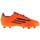 kengät Lapset Jalkapallokengät adidas Originals F10 Trx FG J Mustat, Oranssin väriset