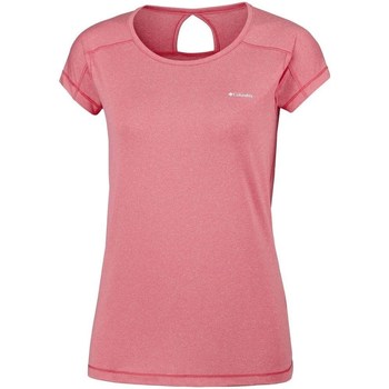 vaatteet Naiset Lyhythihainen t-paita Columbia Peak TO Point Vaaleanpunainen
