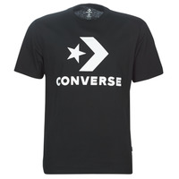 vaatteet Miehet Lyhythihainen t-paita Converse STAR CHEVRON Musta