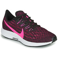 kengät Naiset Juoksukengät / Trail-kengät Nike AIR ZOOM PEGASUS 36 W Musta / Vaaleanpunainen
