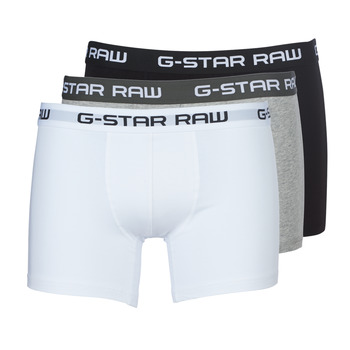 Alusvaatteet Miehet Bokserit G-Star Raw CLASSIC TRUNK 3 PACK Musta / Harmaa / Valkoinen