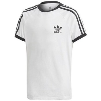 vaatteet Pojat Lyhythihainen t-paita adidas Originals 3STRIPES Legend Valkoiset, Mustat