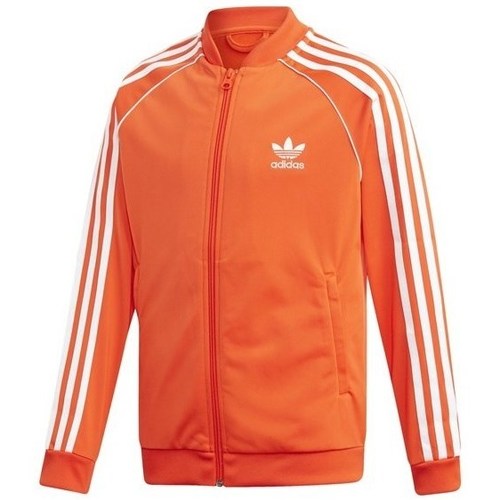 vaatteet Pojat Svetari adidas Originals Sst Track Jacket Valkoiset, Oranssin väriset
