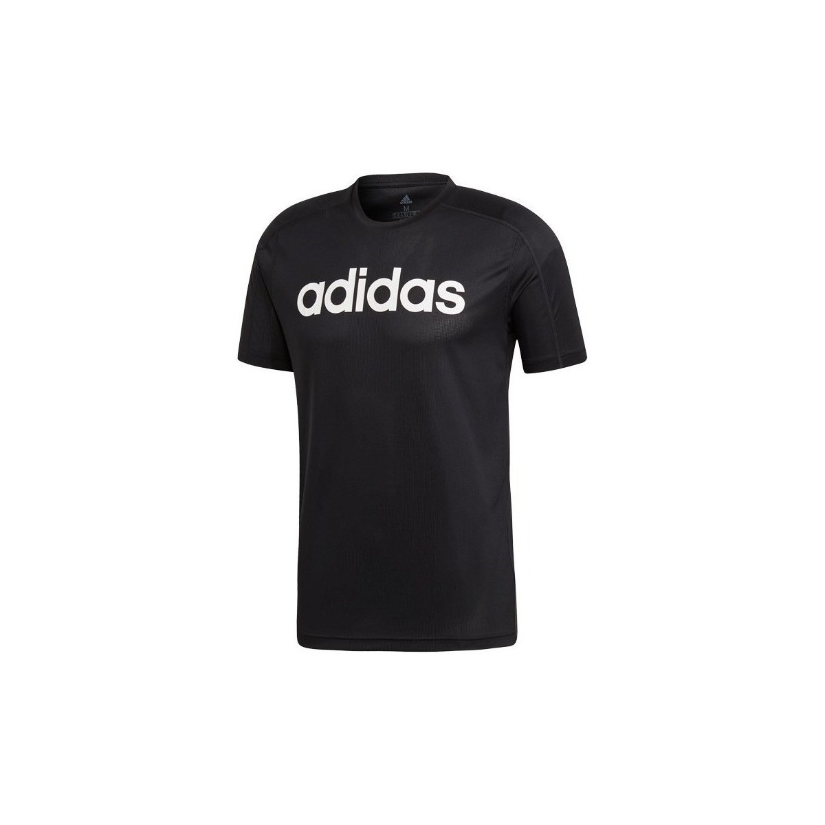 vaatteet Miehet Lyhythihainen t-paita adidas Originals D2M Climacool Logo Musta