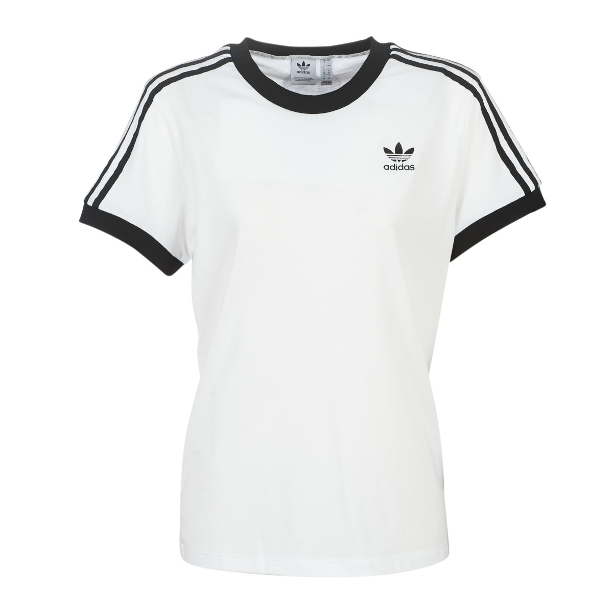 vaatteet Naiset Lyhythihainen t-paita adidas Originals  Valkoinen