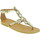 kengät Naiset Sandaalit ja avokkaat Attica Sandals GAIA CALF GOLD Kulta