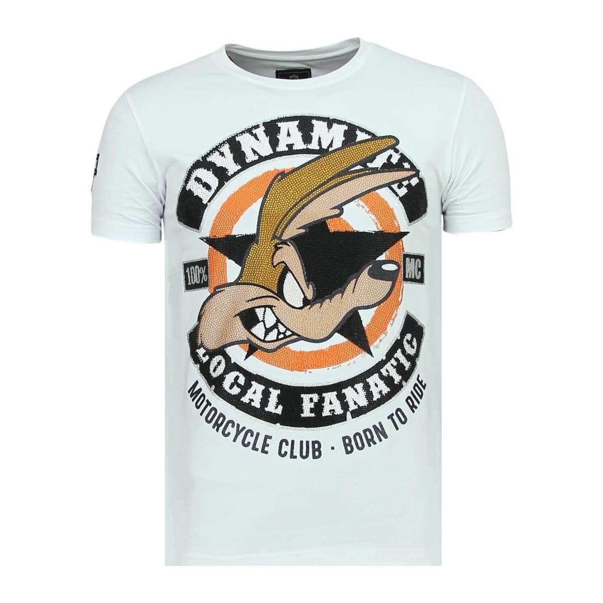 vaatteet Miehet Lyhythihainen t-paita Local Fanatic 94432888 Valkoinen