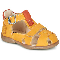 kengät Pojat Sandaalit ja avokkaat GBB SEROLO Keltainen / Oranssi