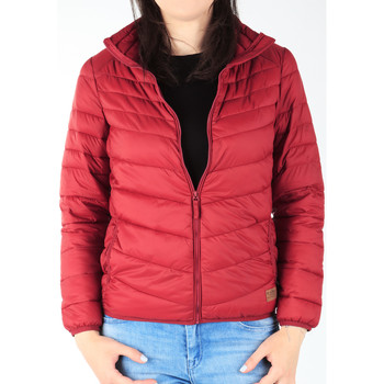 vaatteet Naiset Takit / Bleiserit Lee Light Puffer-takki kirkkaan viininpunainen L58PSZPR Punainen
