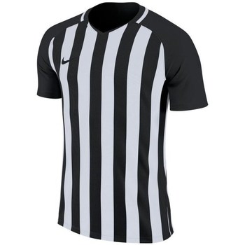 vaatteet Miehet Lyhythihainen t-paita Nike Striped Division Iii Jersey Valkoiset, Mustat