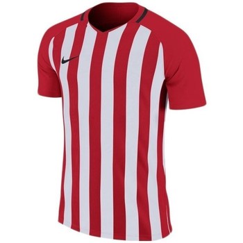 vaatteet Miehet Lyhythihainen t-paita Nike Striped Division Iii Jersey Punainen, Valkoiset