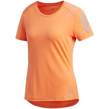 vaatteet Naiset Lyhythihainen t-paita adidas Originals Own The Run Tee Oranssi