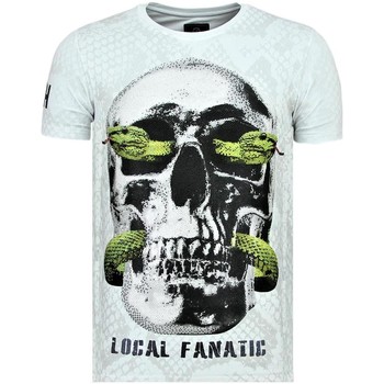 vaatteet Miehet Lyhythihainen t-paita Local Fanatic 94437022 Valkoinen