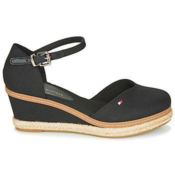 Tommy Hilfiger BASIC CLOSED TOE MID WEDGE Musta
