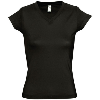 vaatteet Naiset Lyhythihainen t-paita Sols MOON COLORS GIRL Musta