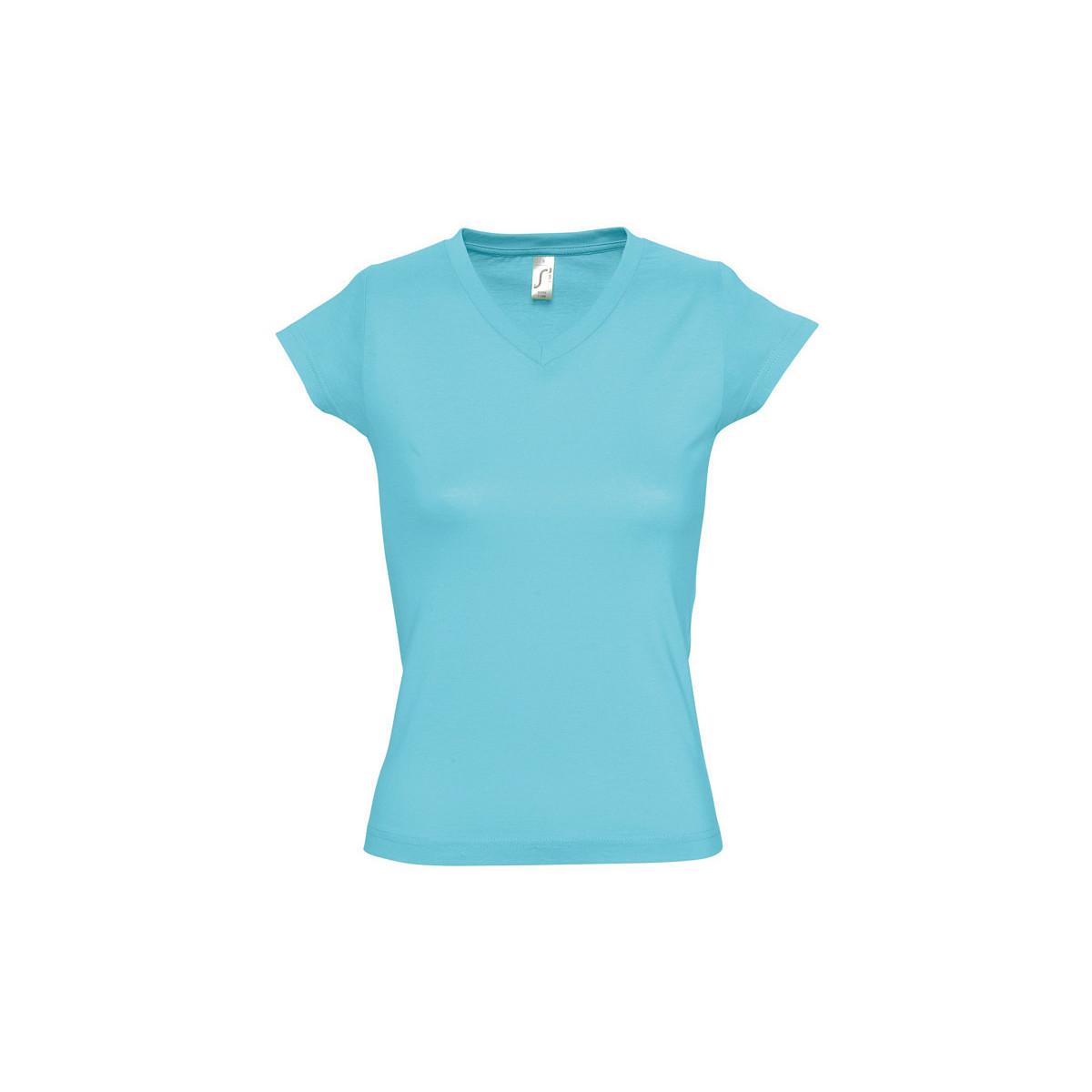 vaatteet Naiset Lyhythihainen t-paita Sols MOON COLORS GIRL Sininen