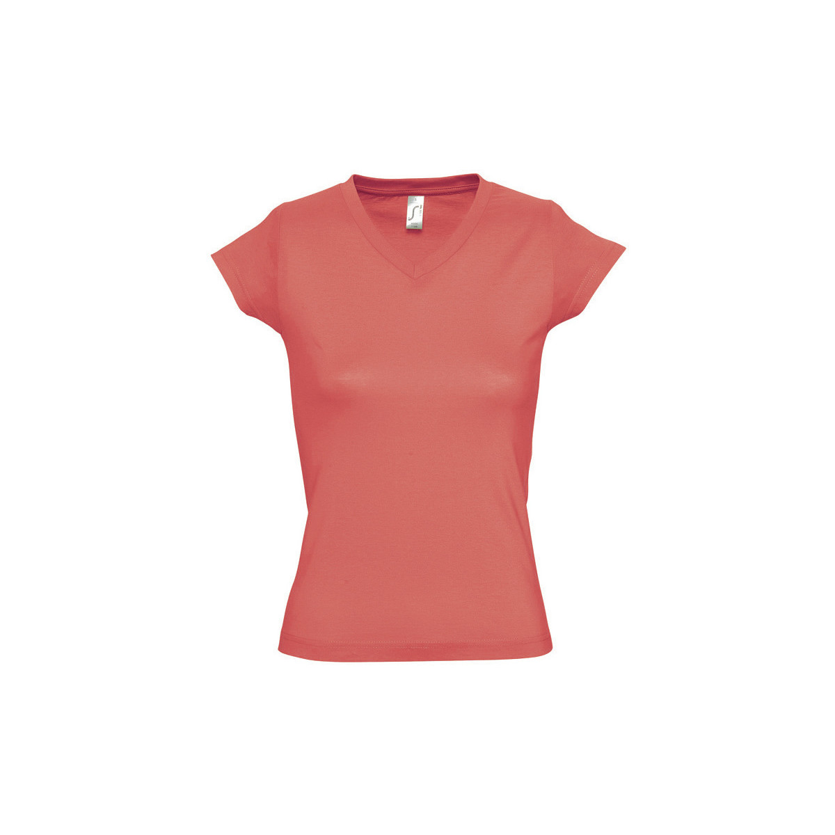 vaatteet Naiset Lyhythihainen t-paita Sols MOON COLORS GIRL Vaaleanpunainen