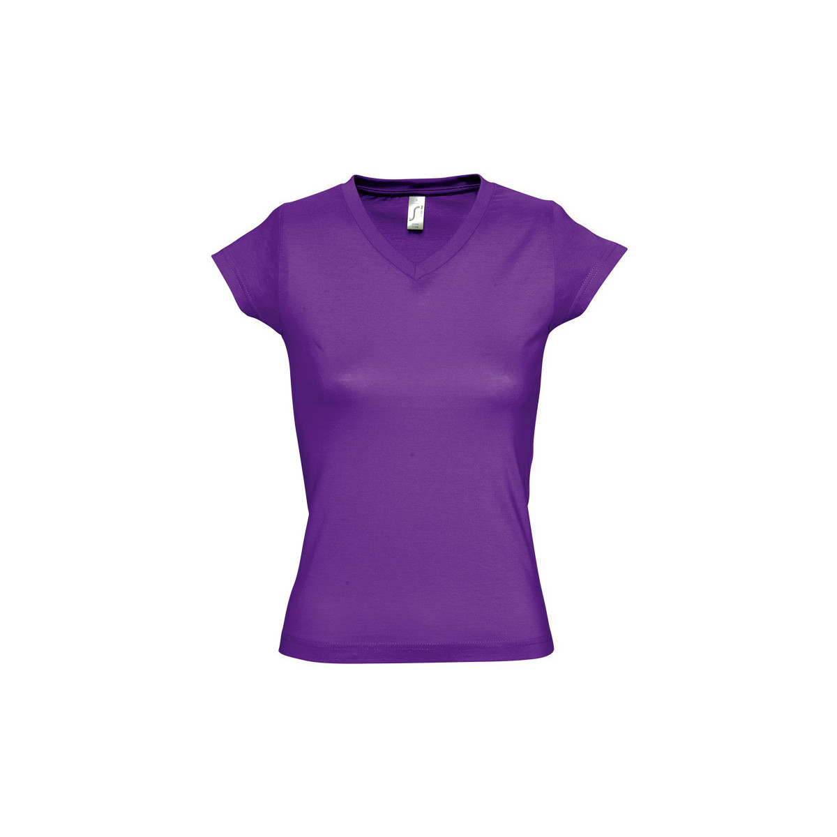 vaatteet Naiset Lyhythihainen t-paita Sols MOON COLORS GIRL Violetti