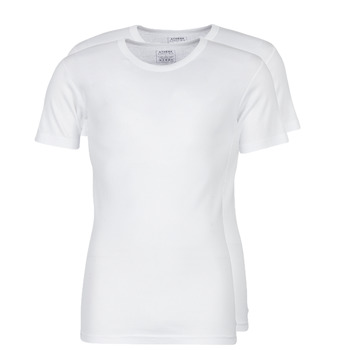 vaatteet Miehet Lyhythihainen t-paita Athena T SHIRT COL ROND Valkoinen