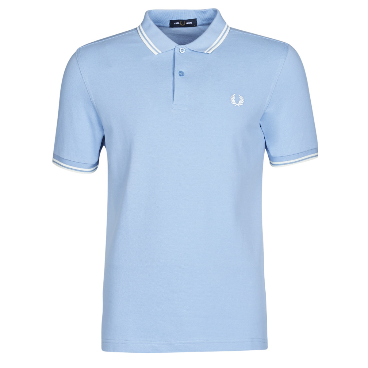 vaatteet Miehet Lyhythihainen poolopaita Fred Perry TWIN TIPPED FRED PERRY SHIRT Sininen